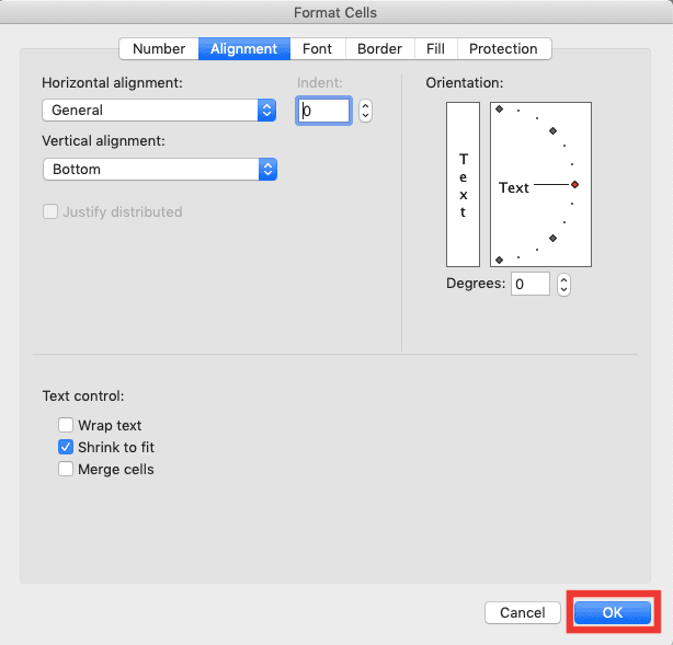 Arti dan Cara Menghilangkan Tanda Pagar di Excel - Screenshot Langkah Shrink to Fit 4
