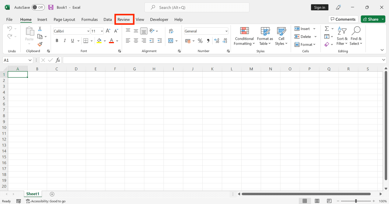Pengertian Workbook Adalah; Definisi, Fungsi, dan Penggunaannya di Excel - Screenshot Langkah Cara Mengunci Struktur Workbook di Excel 1