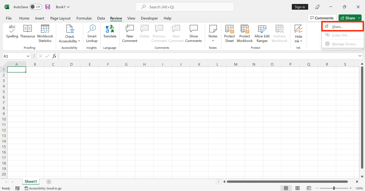 Pengertian Workbook Adalah; Definisi, Fungsi, dan Penggunaannya di Excel - Screenshot Langkah Cara Sharing Workbook di Excel 2