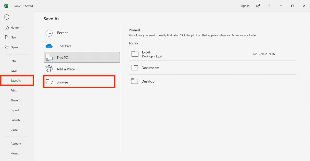 Pengertian Workbook Adalah; Definisi, Fungsi, dan Penggunaannya di Excel - Screenshot Langkah Cara Menyimpan Workbook di Excel 2