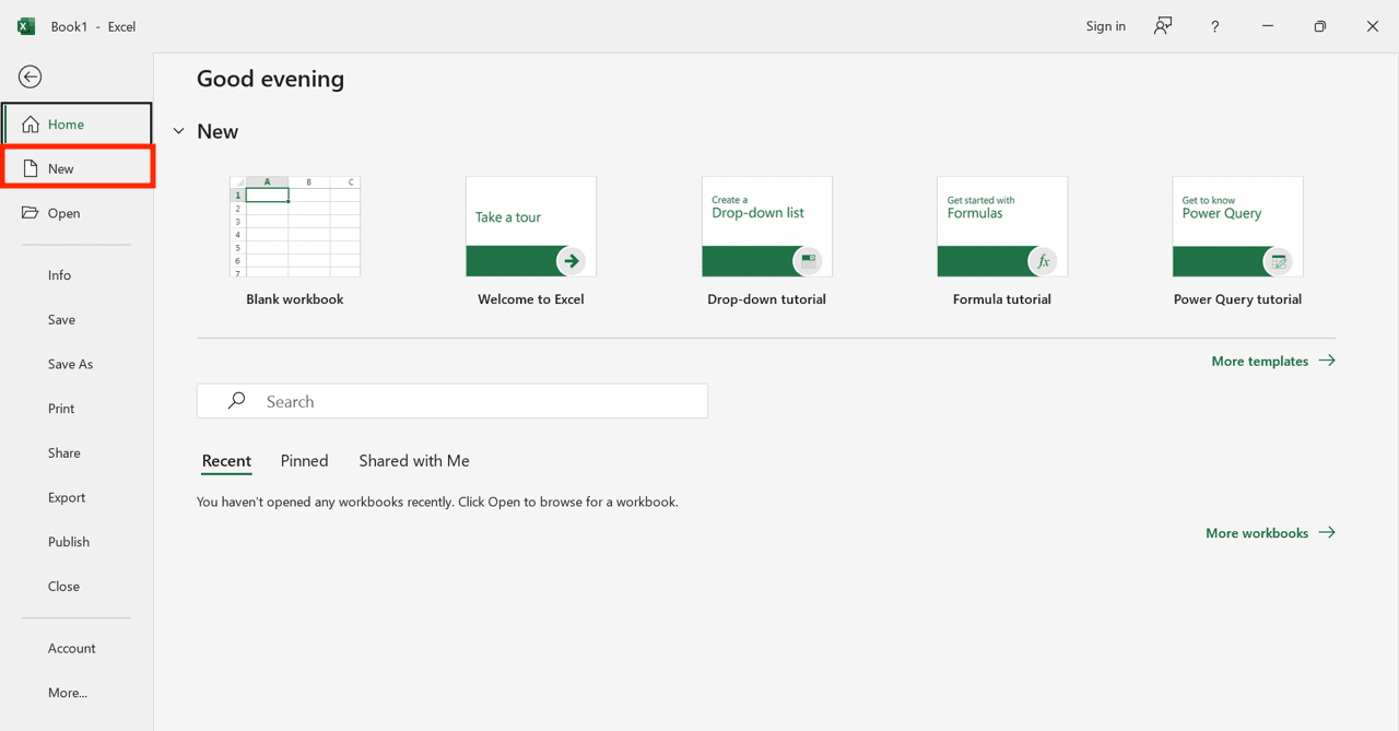 Pengertian Workbook Adalah; Definisi, Fungsi, dan Penggunaannya di Excel - Screenshot Langkah Cara Membuat Workbook dengan Template di Excel 2