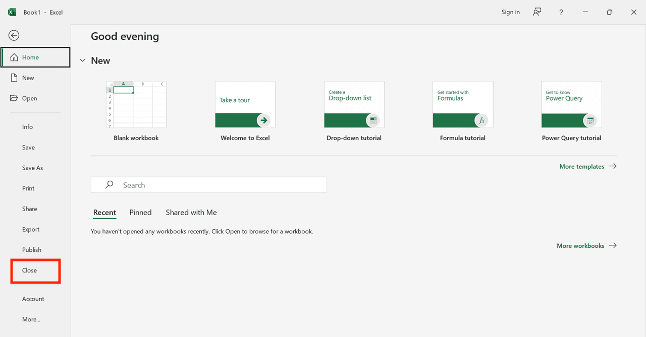 Pengertian Workbook Adalah; Definisi, Fungsi, dan Penggunaannya di Excel - Screenshot Langkah Cara Menutup Workbook di Excel 2