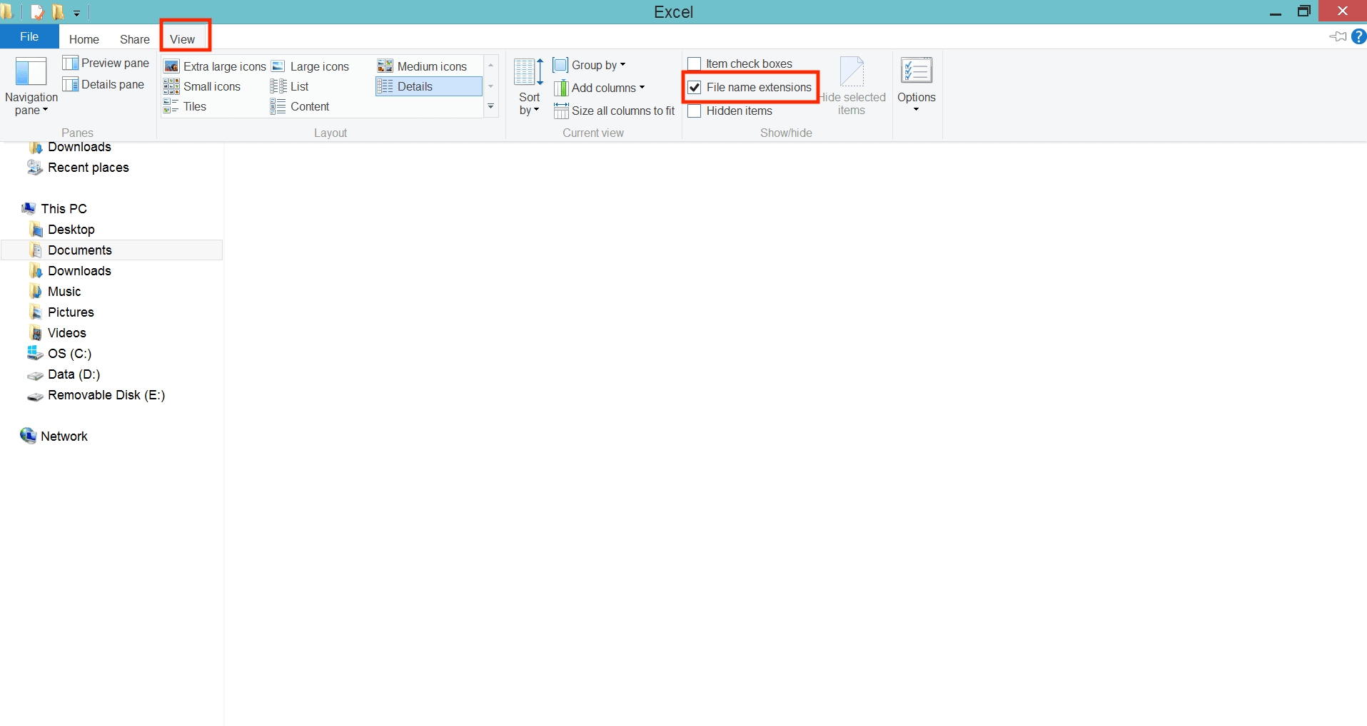 Ekstensi File XLSX Adalah; Definisi, Fungsi, dan Cara Menggunakannya - Screenshot Langkah 2, Konversi Format File XLSX dengan Mengganti Ekstensi File