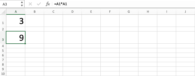 How to Make a Square Excel Calculation and All Its Formulas & Functions - Screenshot of Step 2-5