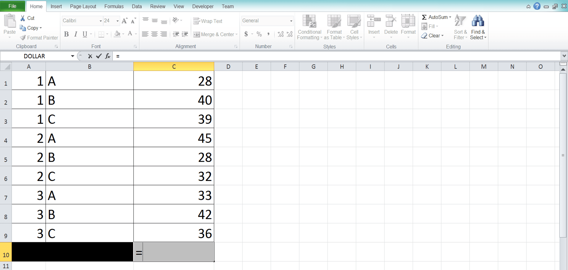 AVERAGE Formula in Excel: Functions, Examples, and How to Use - Screenshot of Step 1