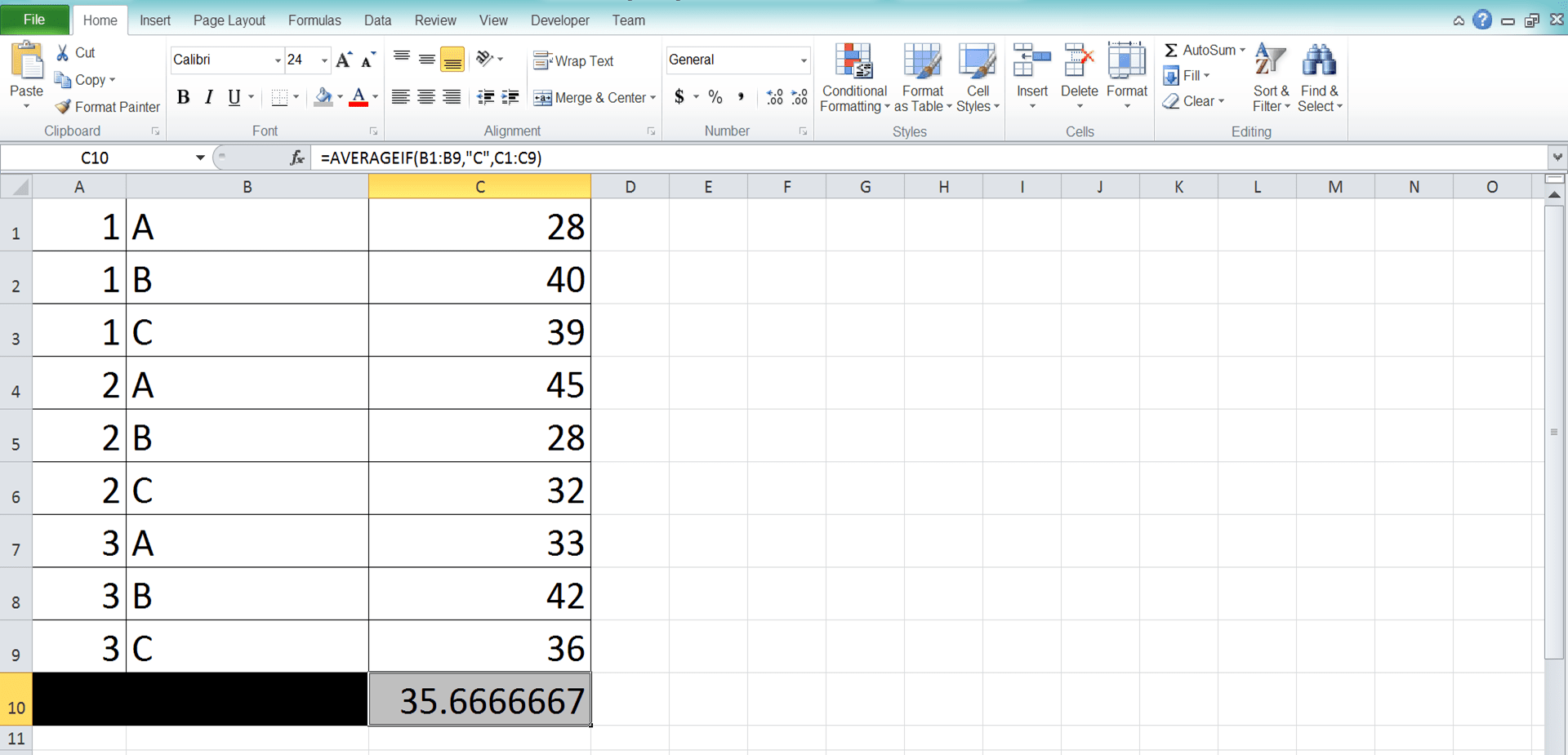 How to Use the AVERAGEIF Function in Excel: Usabilities, Examples, and Writing Steps - Screenshot of Step 8