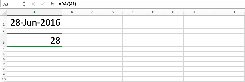 How to Use the DAY Formula in Excel: Functions, Examples, and Writing Steps - Screenshot of Step 6