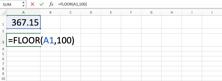 How to Use Excel FLOOR Function: Usabilities, Examples, and Writing Steps - Screenshot of Step 5