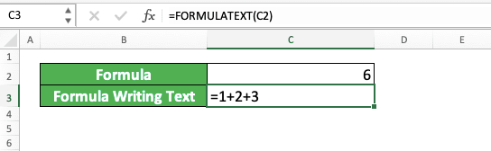 How to Use the FORMULATEXT Formula in Excel: Functions, Examples, and Writing Steps - Screenshot of Step 6