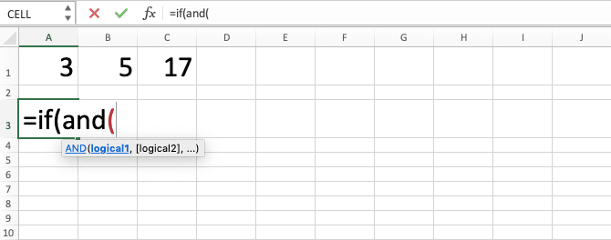 How to Combine IF AND Formulas in Excel - Screenshot of Step 3