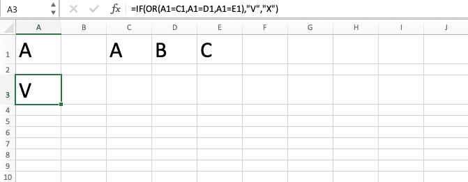 How to Combine IF OR Formulas in Excel - Screenshot of Step 10