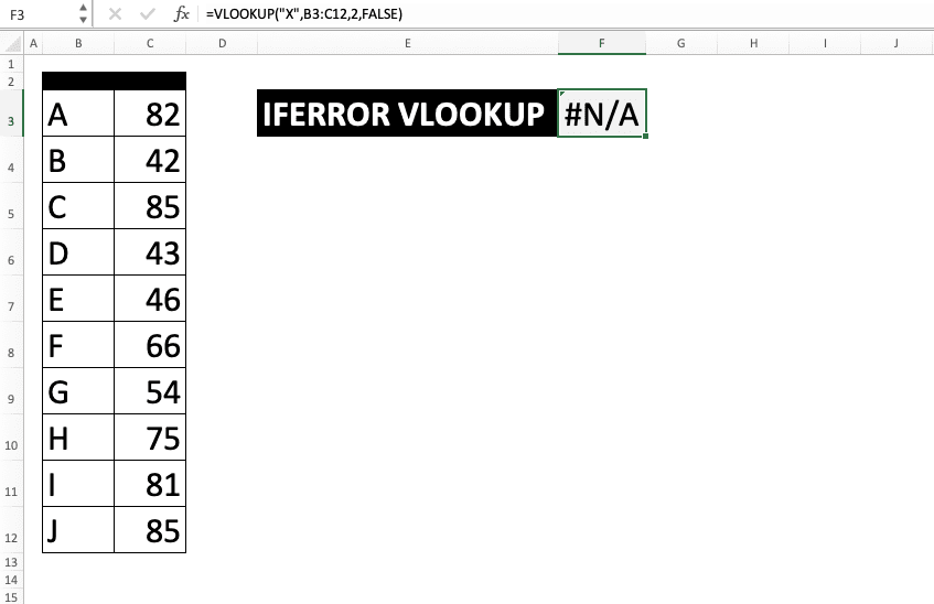 Using IFERROR VLOOKUP Combination in Excel - Screenshot of Step 12-2