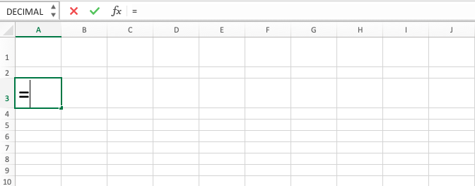 ISBLANK Excel Formula - Screenshot of Step 1