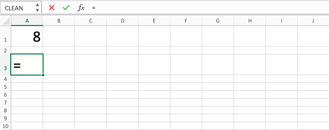 ISFORMULA Excel Formula - Screenshot of Step 1