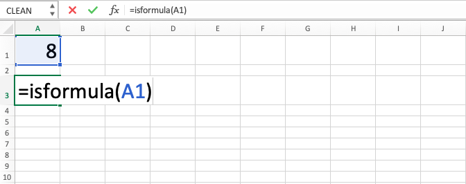 ISFORMULA Excel Formula - Screenshot of Step 4