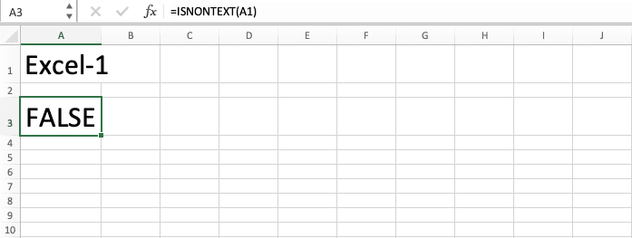 How to Use the ISNONTEXT Function in Excel: Usabilities, Examples, and Writing Steps - Screenshot of Step 6