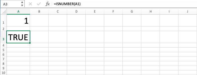 ISNUMBER Excel Formula - Screenshot of Step 6