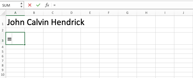 How to Use Excel LEN Function/Formula: Usability, Example, and Writing Steps - Screenshot of Step 1