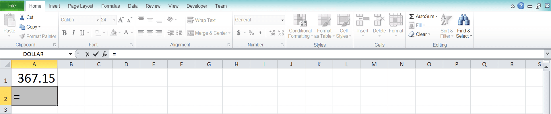 How to Use the MROUND Excel Formula: Functions, Examples, and Writing Steps - Screenshot of Step 1