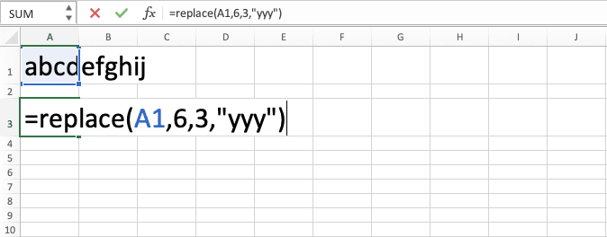 How to Use the REPLACE Function in Excel: Usabilities, Examples, and Writing Steps - Screenshot of Step 7