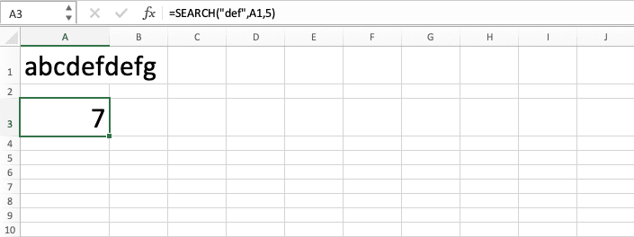 How to Use the SEARCH Function in Excel: Usabilities, Examples, and Writing Steps - Screenshot of Step 8