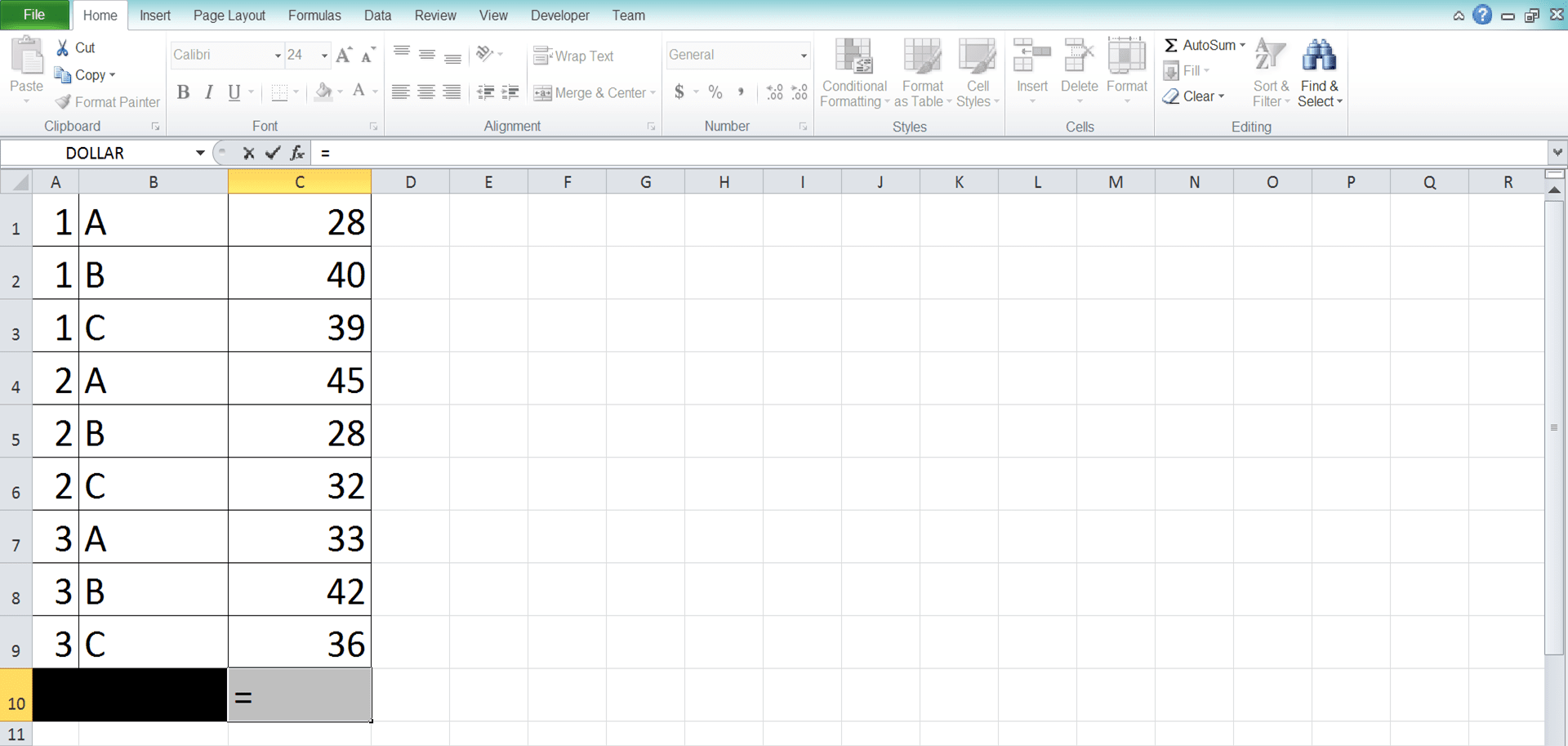 SUM Formula in Excel: Functions, Examples and How to Use - Screenshot of Step 1