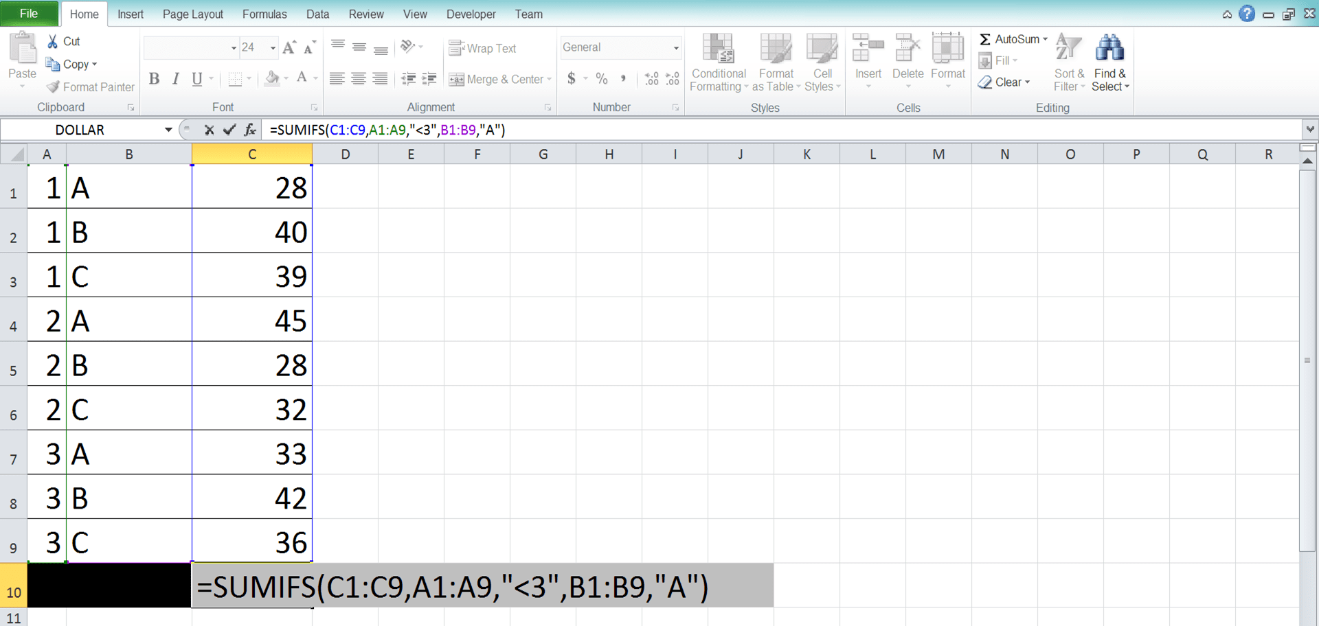 How to Use SUMIFS Excel Formula: Function, Examples, and Writing Steps - Screenshot of Step 7