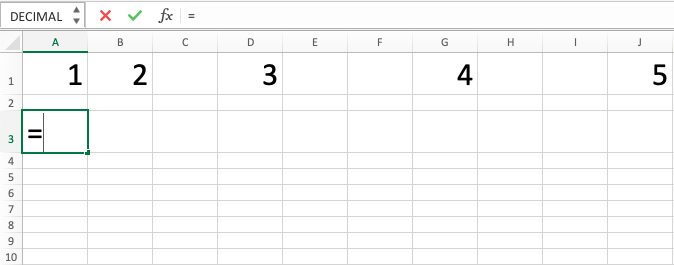 TEXTJOIN Excel Formula - Screenshot of Step 1