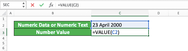 How to Use the VALUE Formula in Excel: Functions, Examples, and Writing Steps - Screenshot of Step 4