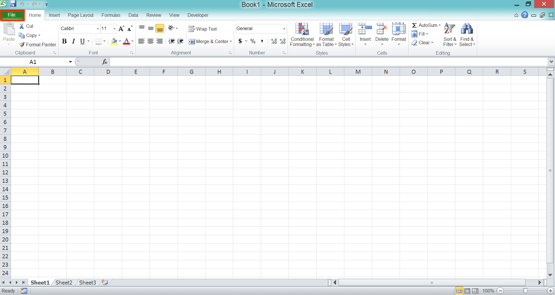 The Steps to Change the Measurement Unit in Excel are … - Screenshot of Step 1-1