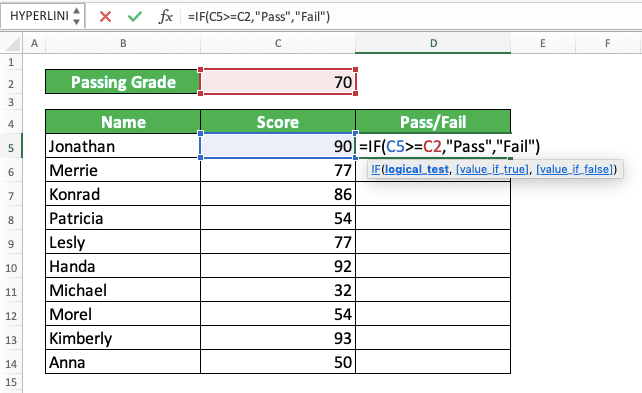 What Does $ (Dollar Symbol) Mean in Excel and How to Use It - Screenshot of F4 Method, Step 2