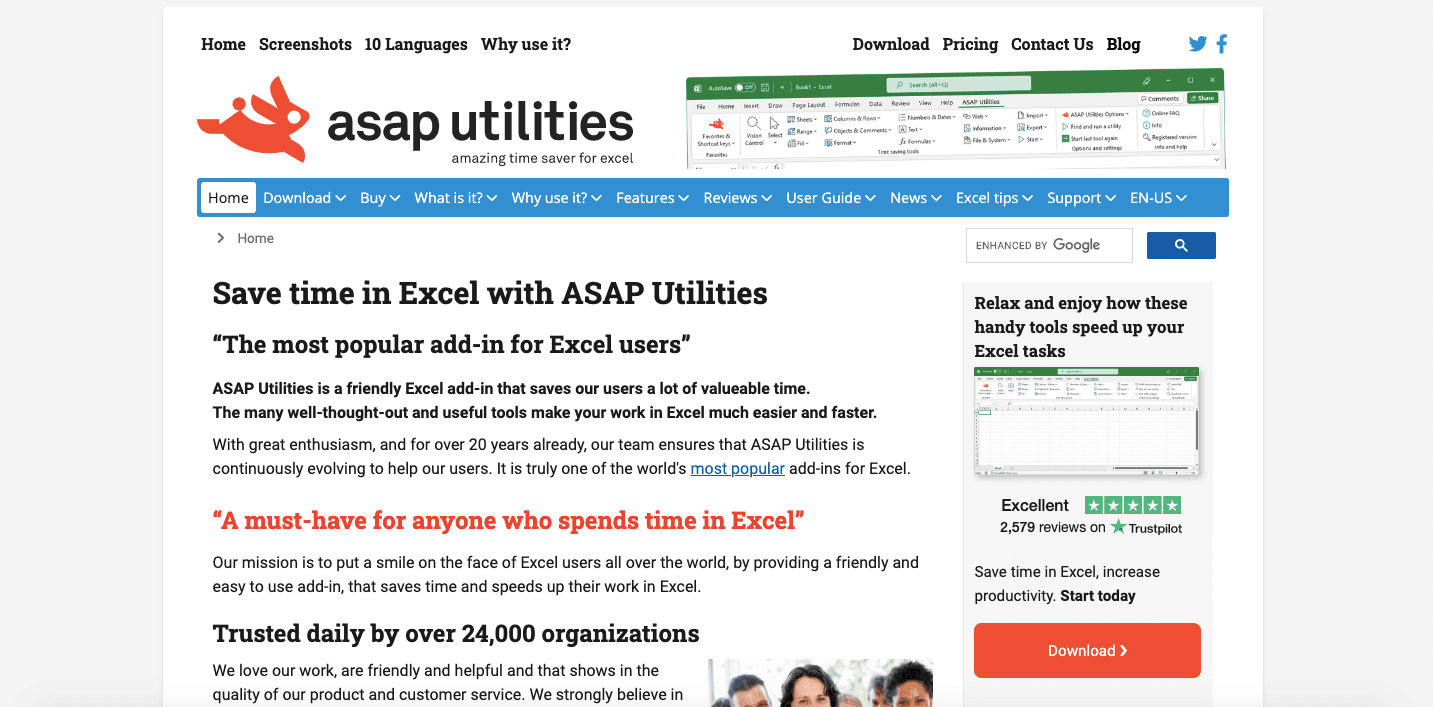 5 Best Ablebits Alternatives of 2024 - ASAP Utilities Screenshot