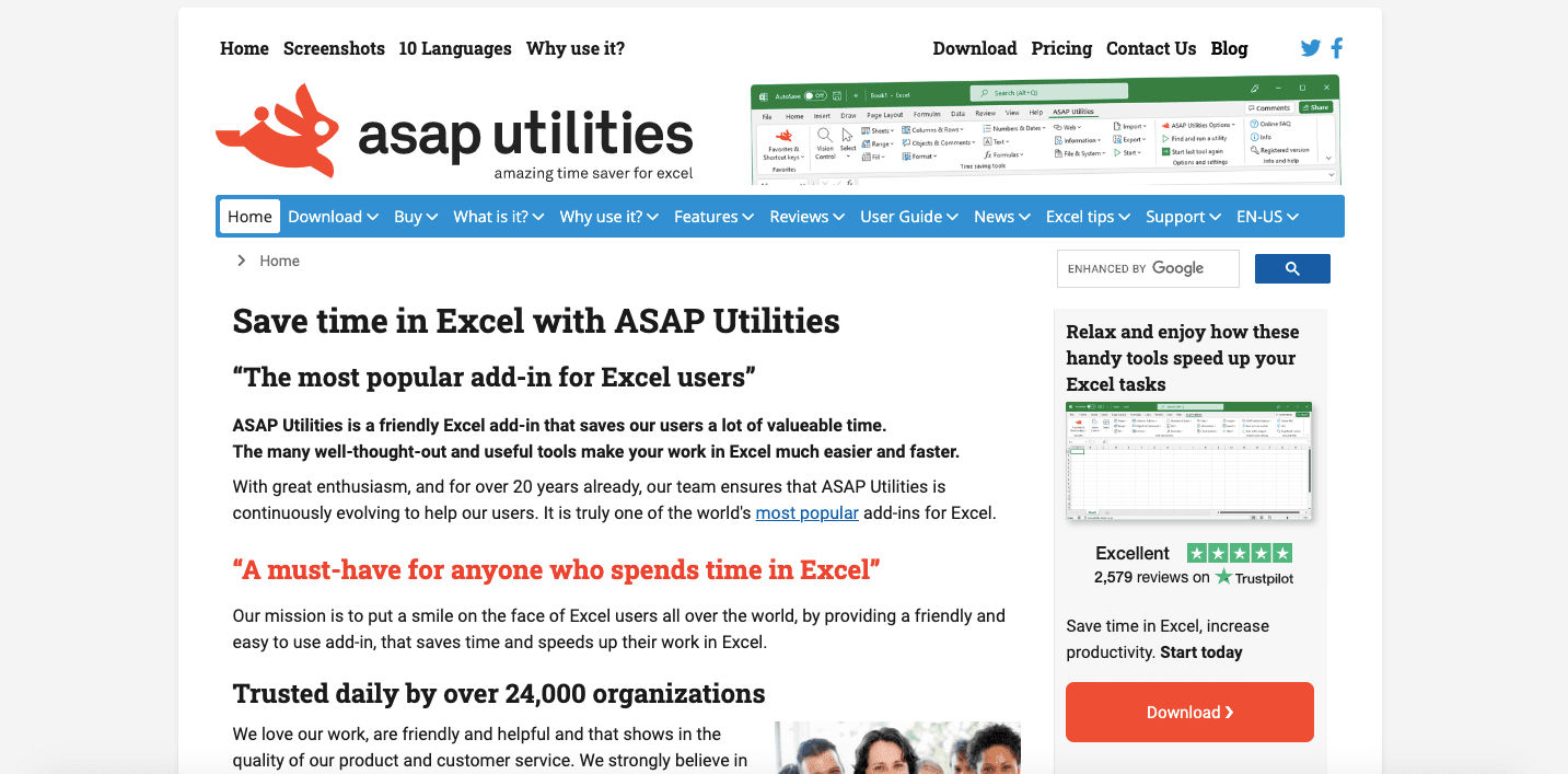 5 Best Ablebits Alternatives of 2025 - ASAP Utilities Screenshot