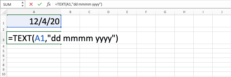 How to Change Date Format in Excel - Screenshot of Step 3-5