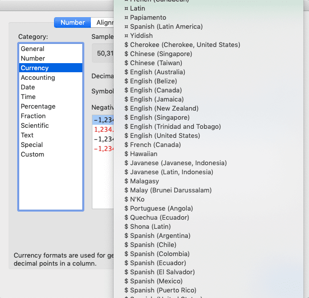 How to Create/Add a Currency Symbol in Excel - Screenshot of Step 1-4