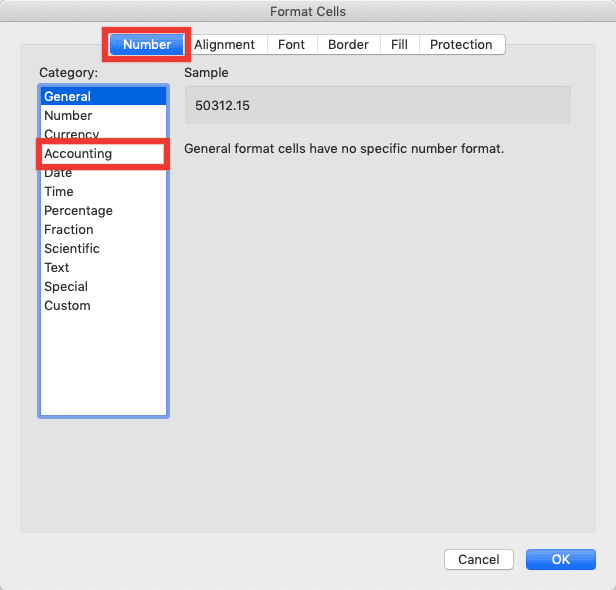 How to Create/Add a Currency Symbol in Excel - Screenshot of Step 2-3