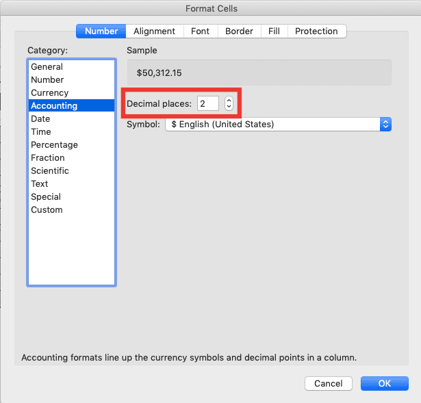 How to Create/Add a Currency Symbol in Excel - Screenshot of Step 2-5