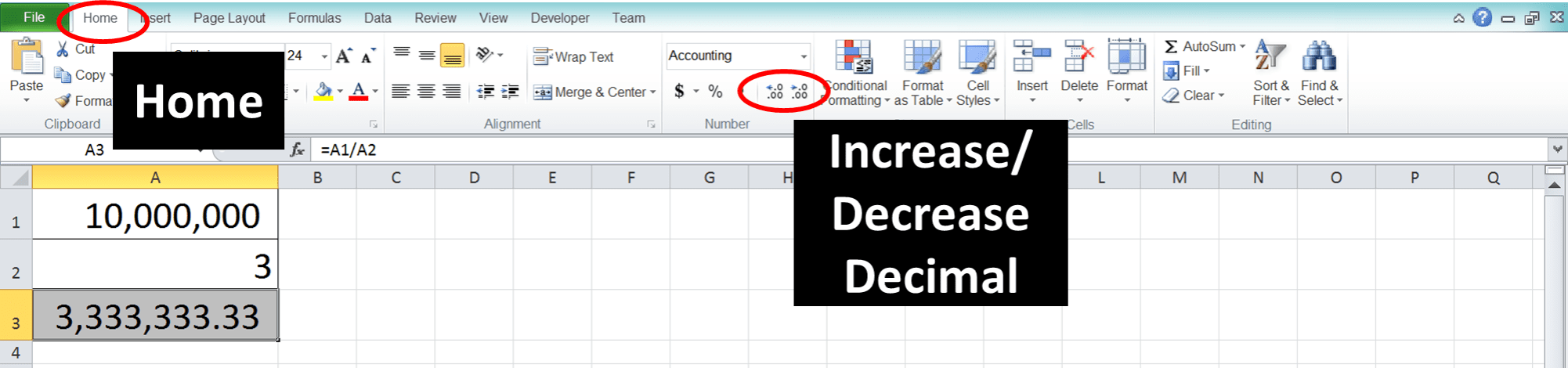 How to Calculate Discount in Excel: Examples and Formulas - Screenshot of Decimal Tips 1