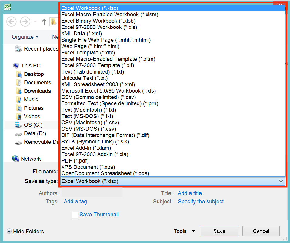 Excel File Extension and Format: A Complete Guide - Screenshot of Step 2-3