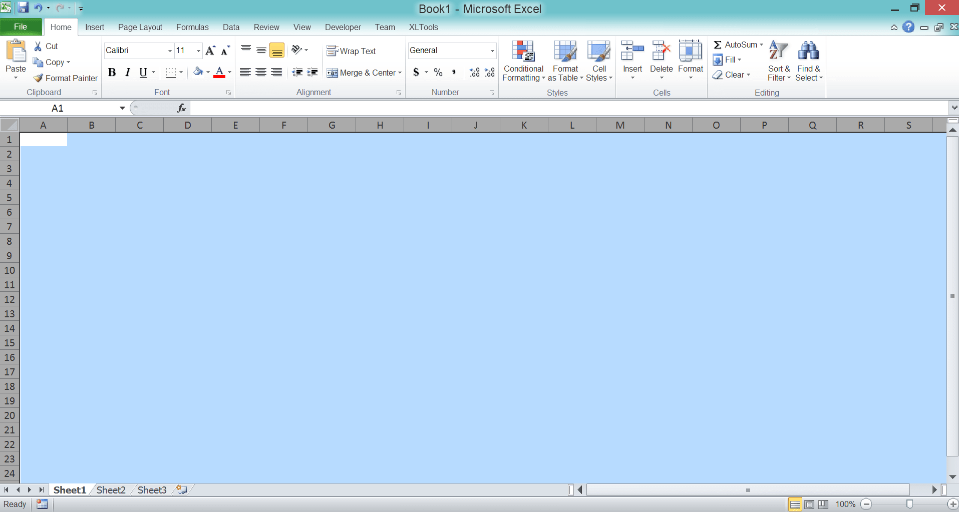 How to Remove Gridlines in Excel - Screenshot of the Changing the Background Color Method, Step 4