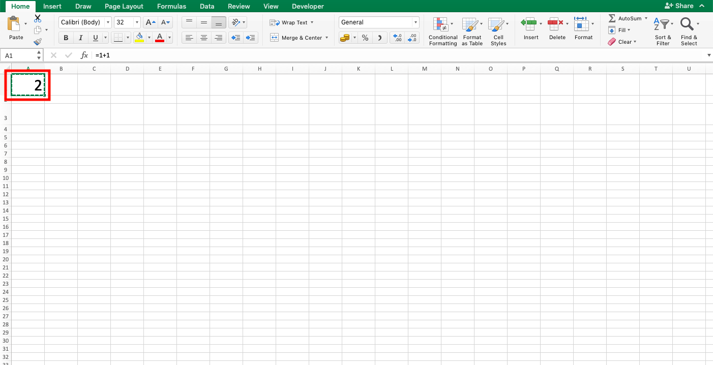 Paste Special Excel - Screenshot of Step 1