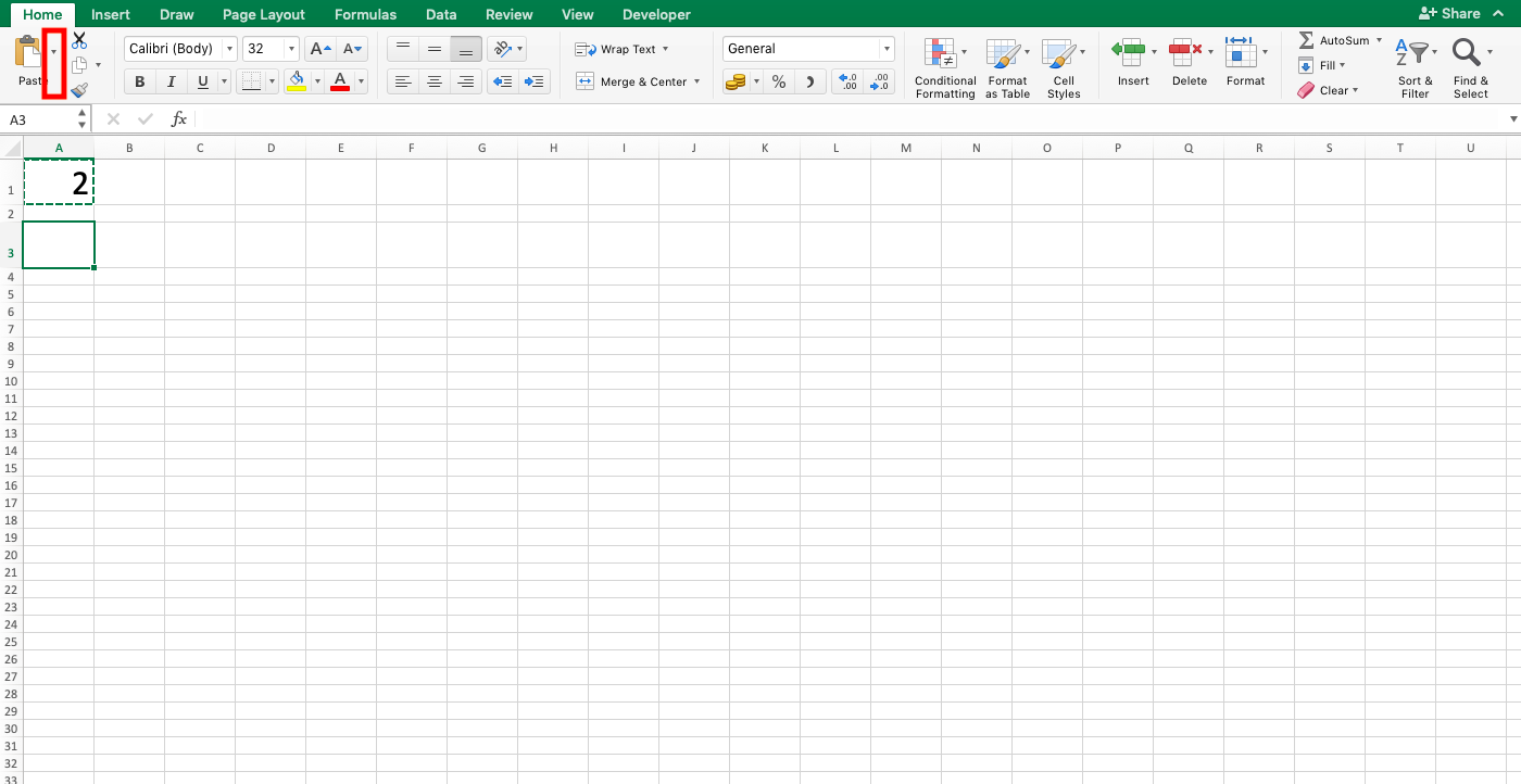 Paste Special Excel - Screenshot of Step 3