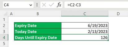 How to Remove #VALUE! Error in Excel - Screenshot of the Solution Implementation Example of a #VALUE Error Because of Dates Have the Data Type Other than Date