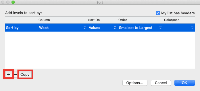 How to Sort Numbers in Excel - Screenshot of How to Sort Numbers with a Multi-Level Sorting, Step 4