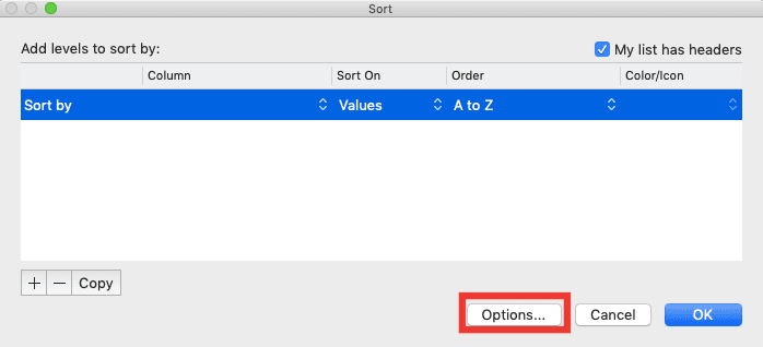 How to Sort Numbers in Excel - Screenshot of How to Sort Numbers in a Row, Step 4