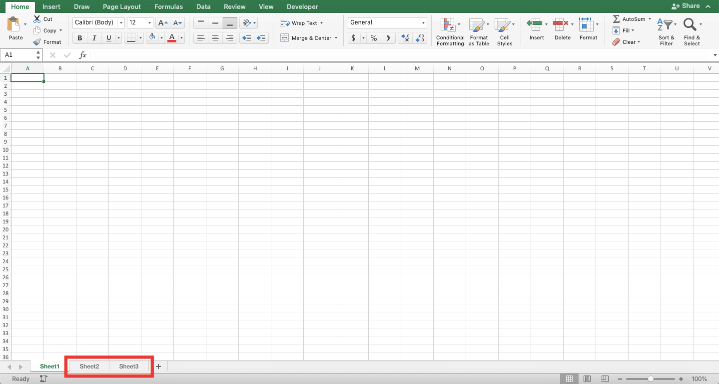 How to Unhide Sheets in Excel - Screenshot of Step 3-1-1