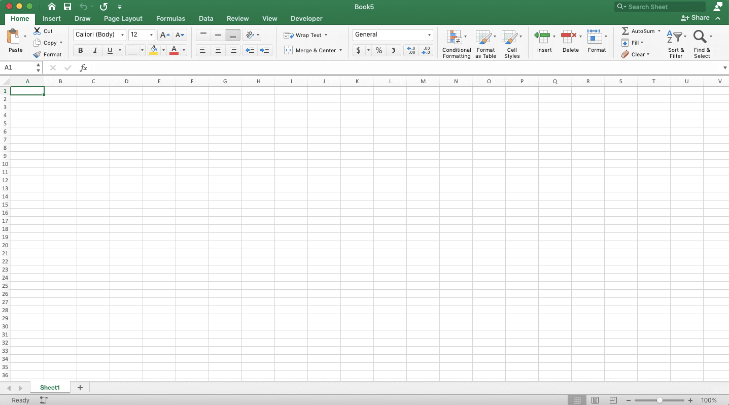 Workbook in Excel: Meaning, Function, and How to Use It - Screenshot of an Excel Workbook