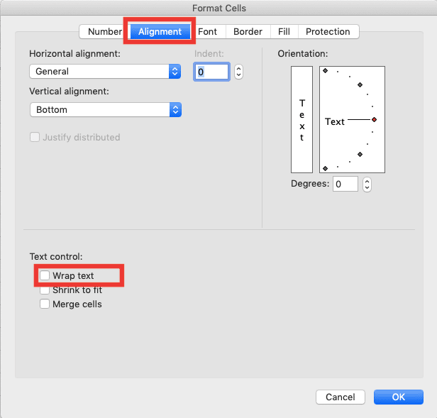 Usage and Function of Wrap Text in Excel - Screenshot of Step 3-3