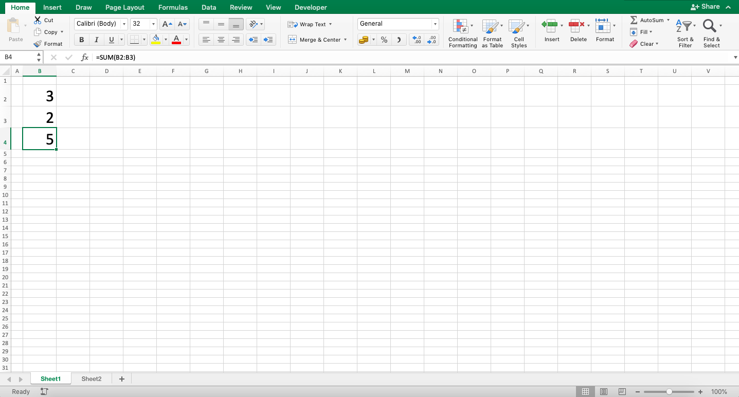 How to Write Excel Formula - Screenshot of Step 2-6