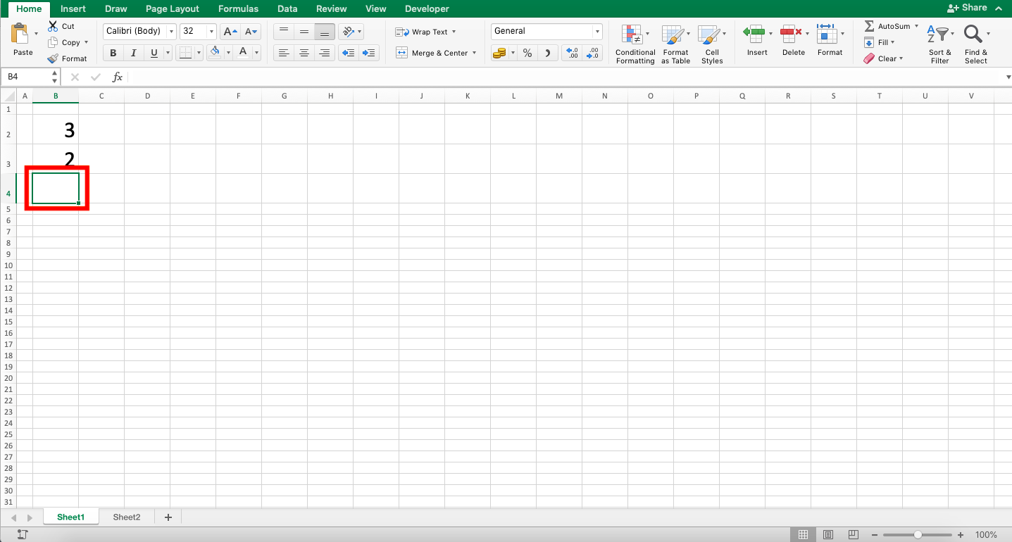 How to Write Excel Formula - Screenshot of Step 3-1